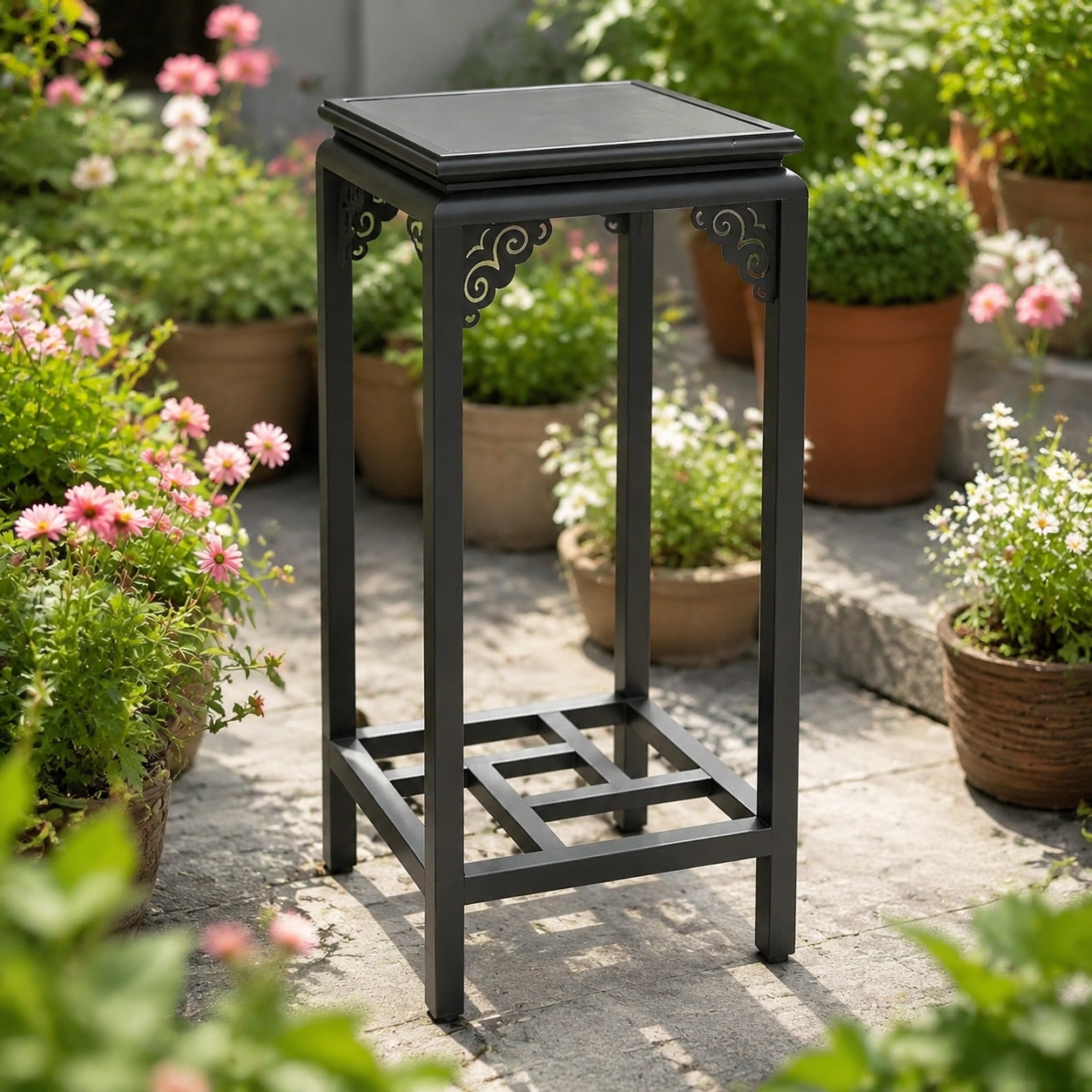 Custom Size Aluminum Plant Stand for Garden, Patio & Home Decoration