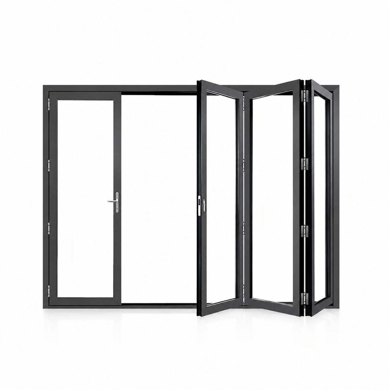 Custom Aluminum Bifold Doors | Heavy Duty Folding Glass Doors for Modern Homes