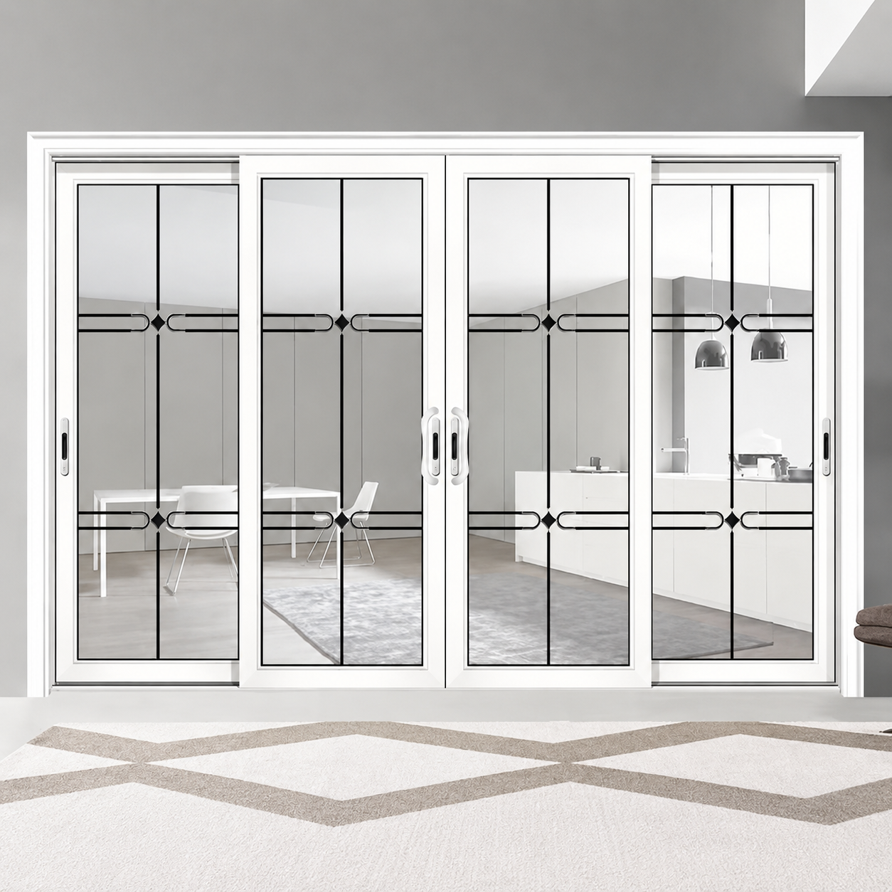 Heavy-Duty Aluminum Sliding Balcony Door