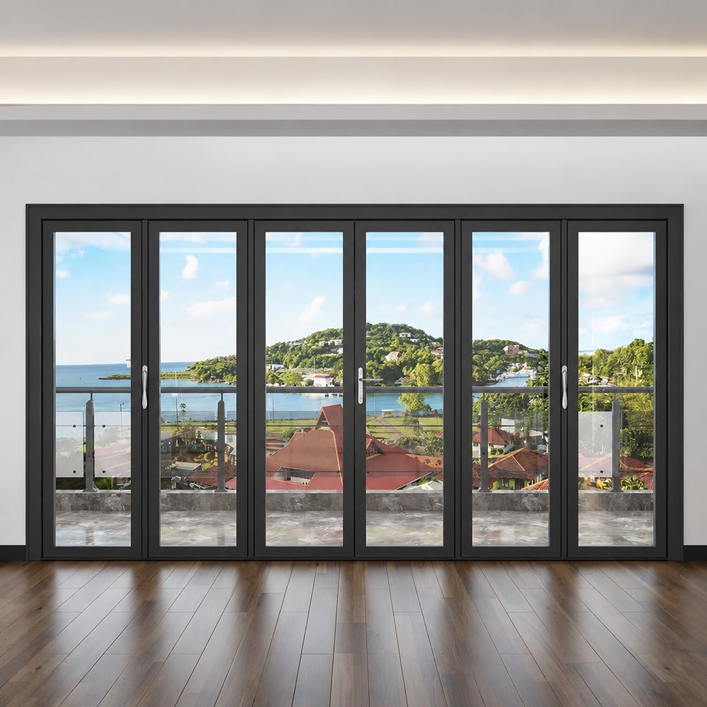 Custom Aluminum Bifold Doors | Heavy Duty Folding Glass Doors for Modern Homes