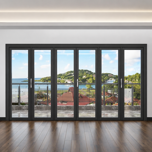 Custom Aluminum Bifold Doors | Heavy Duty Folding Glass Doors for Modern Homes