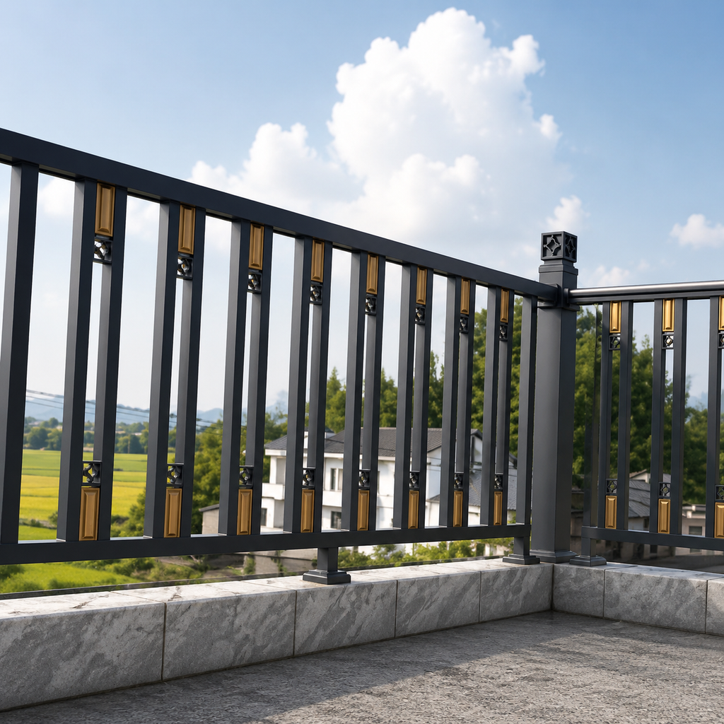 Custom Aluminum Villa Fence | Modern Residential Privacy Fence Manufacturer