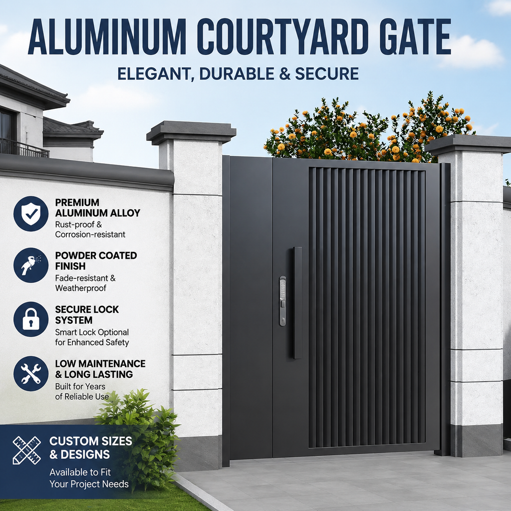 Custom Aluminum Garden Gate & Villa Gate Manufacturer | Durable Outdoor Entrance Solutions