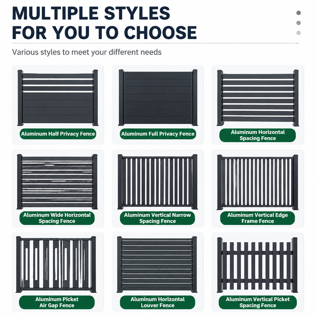 Custom Aluminum Railing | Outdoor Rustproof Balcony Deck Villa Guardrail
