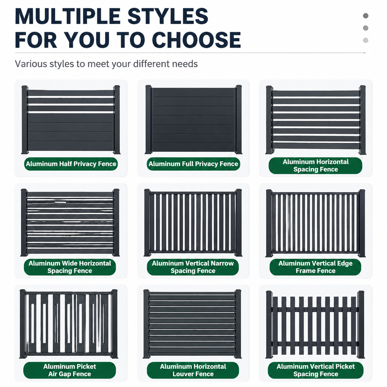 Custom Aluminum Railing | Outdoor Rustproof Balcony Deck Villa Guardrail