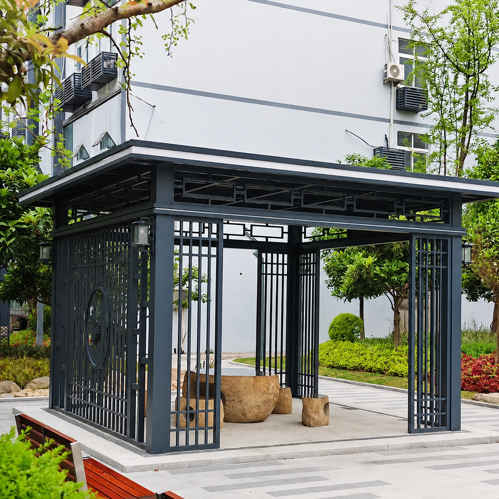 Modern Aluminum Pergola Gazebo for Outdoor Living | Custom Sizes Available