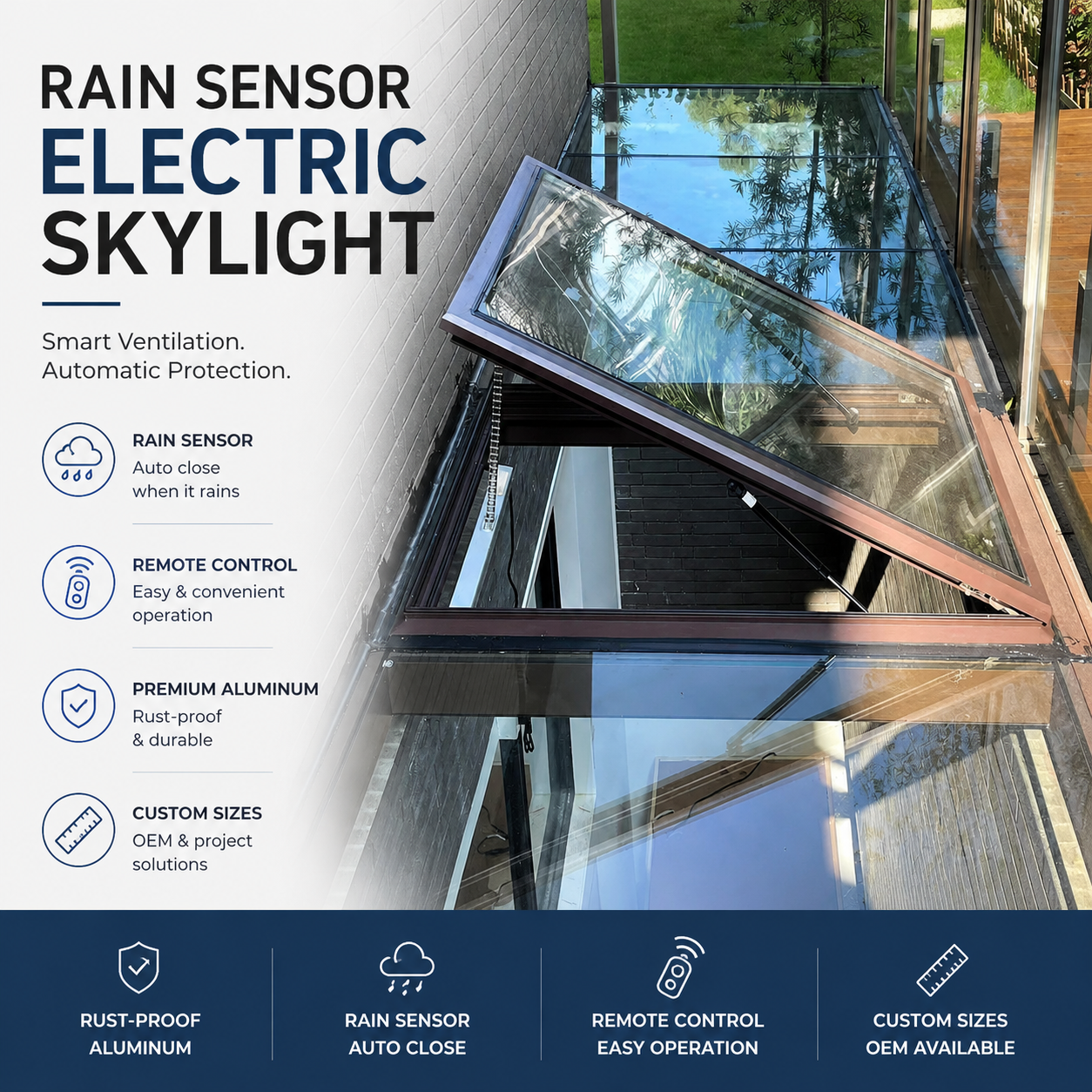 Electric Ventilation Skylight