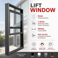 Custom Aluminum Vertical Sliding Sash Window for Modern Home