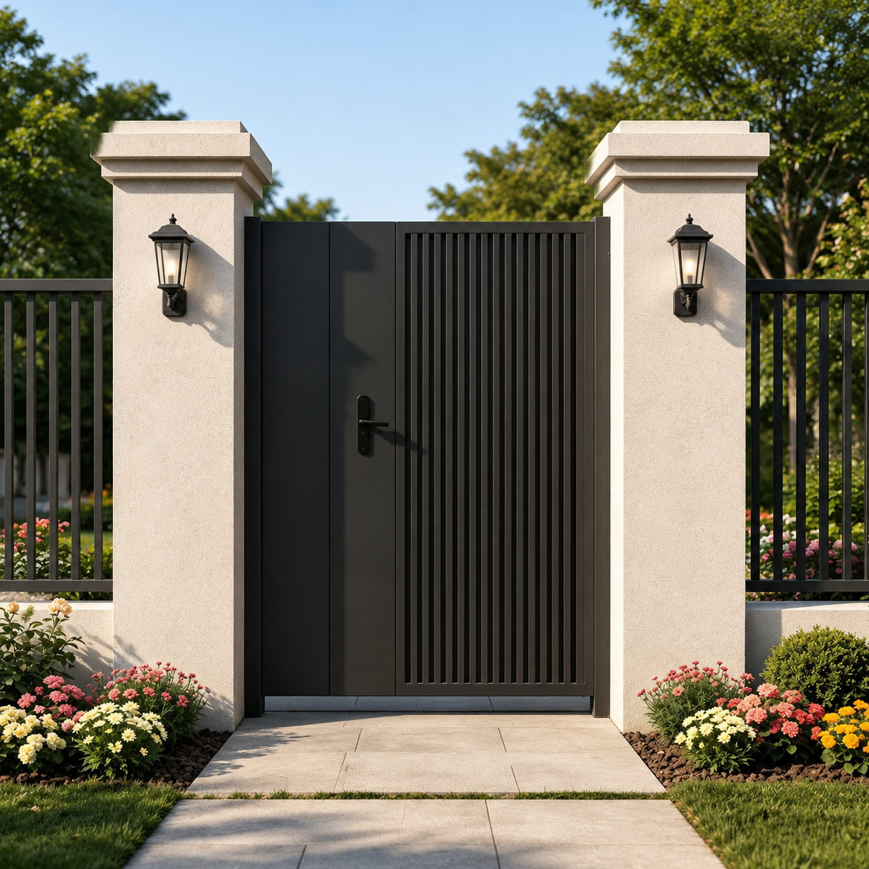 Custom Aluminum Garden Gate & Villa Gate Manufacturer | Durable Outdoor Entrance Solutions