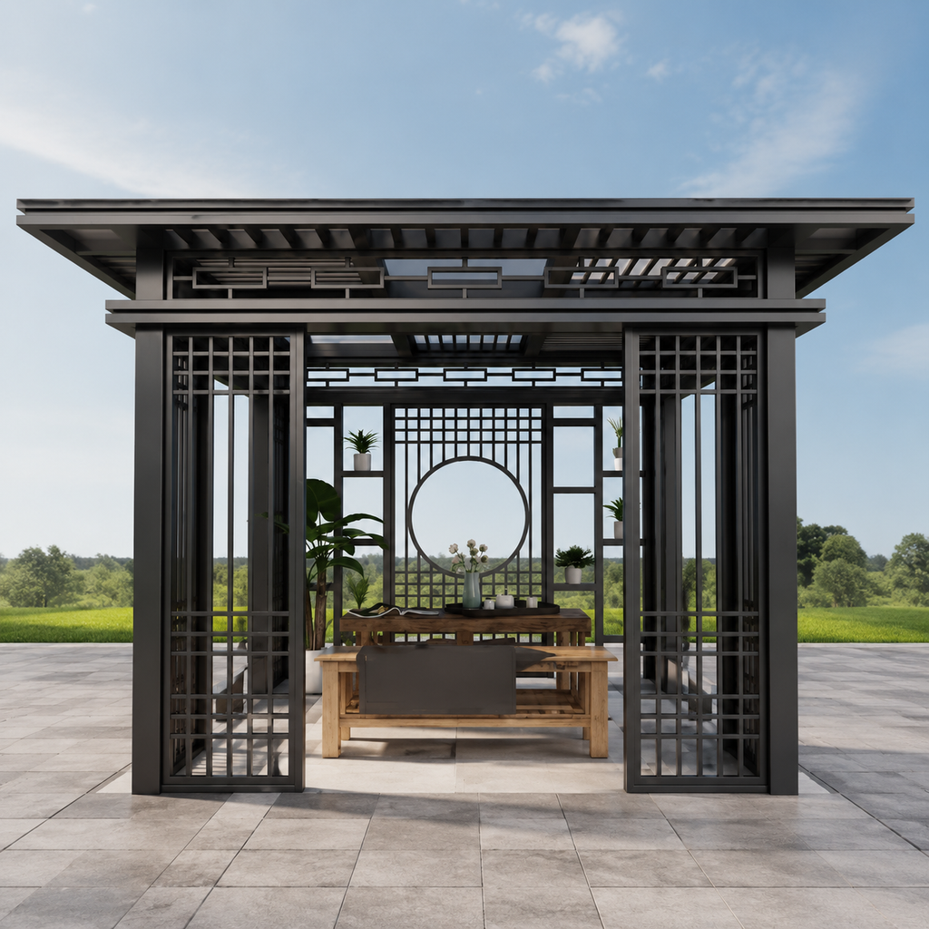 Modern Aluminum Pergola Gazebo for Outdoor Living | Custom Sizes Available