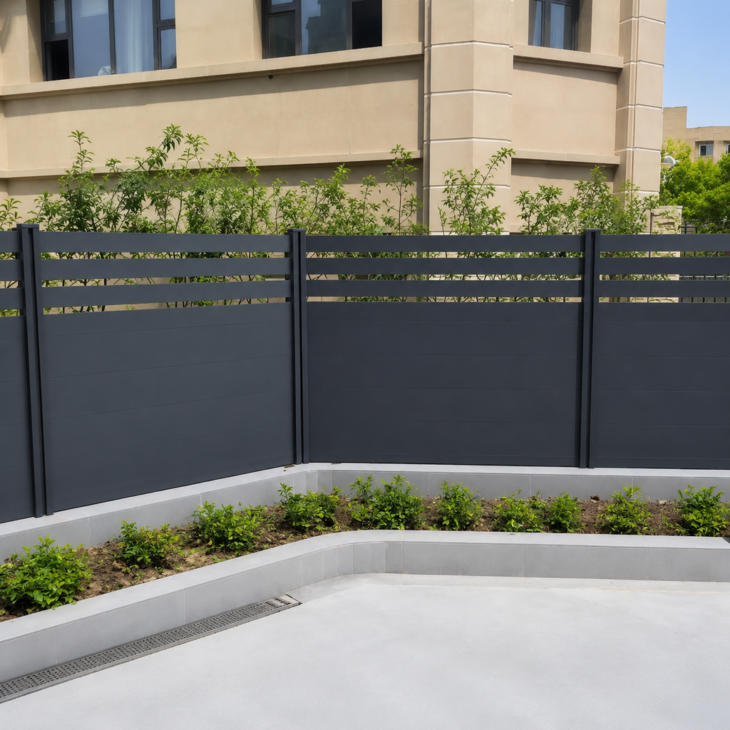 Custom Aluminum Villa Fence | Modern Residential Privacy Fence Manufacturer