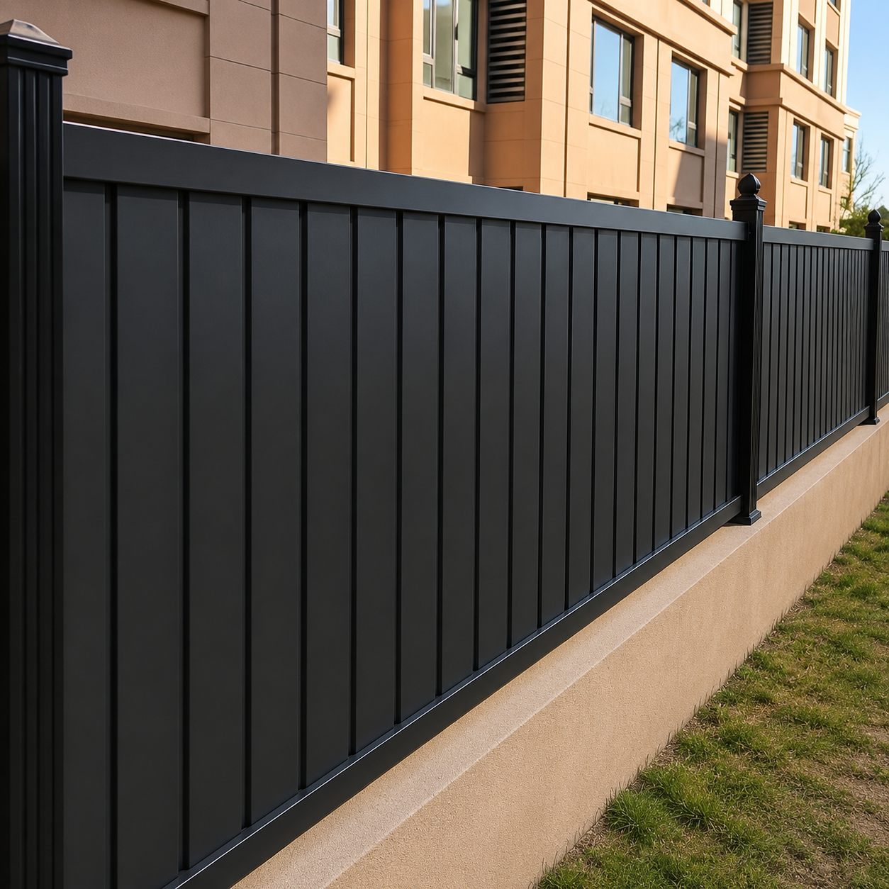 Custom Aluminum Villa Fence | Modern Residential Privacy Fence Manufacturer