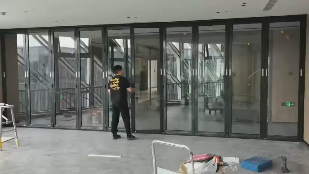 Custom Aluminum Bifold Doors | Heavy Duty Folding Glass Doors for Modern Homes